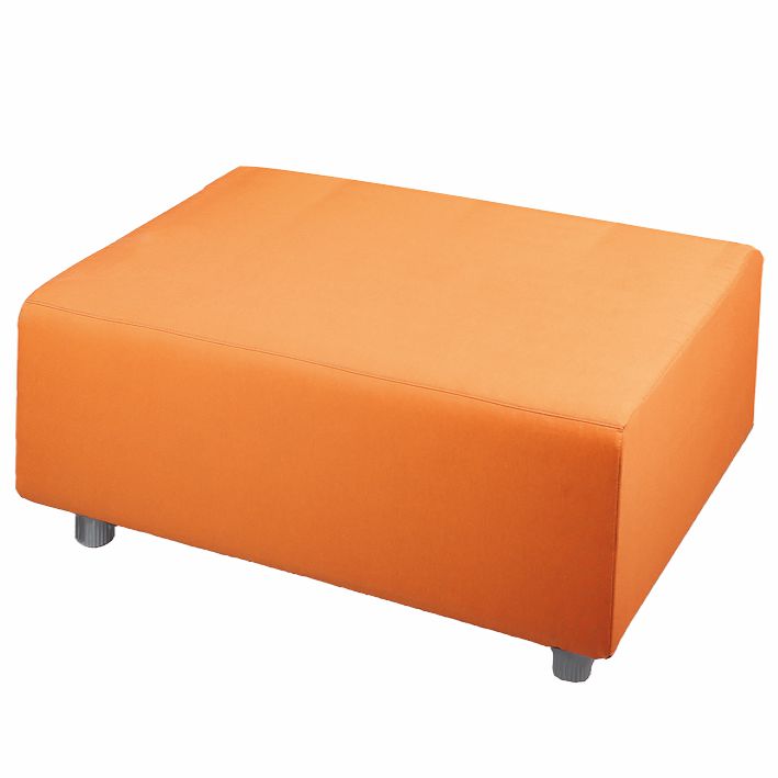 2-Sitzer Hocker ALEX, SH 43 cm, Stoff B1 6 Farben
